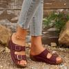 Women Hot Open Toe Sandals Crystal Beach Flip Flops Female Students Korean Fashion Wear Summer Flat Sandal Chunky Sandalias