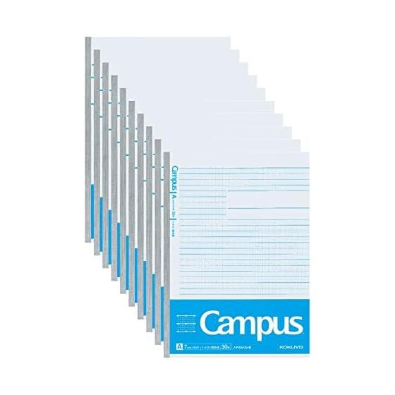 KOKUYO Note Campus Note B5 Диаграмма Линейка 7 мм Линейка 30 листов Синий 10 книг Набор No-F3AK-BX10