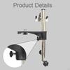 Level Wall Mount Bracket Leveler with Scale 180 Degree Rotation Easy to Install