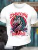 1 Stück Herren-T-Shirt, Grafik-T-Shirts, Gemustertes Herren-T-Shirt, Lässig, Sport, Festivalbekleidung