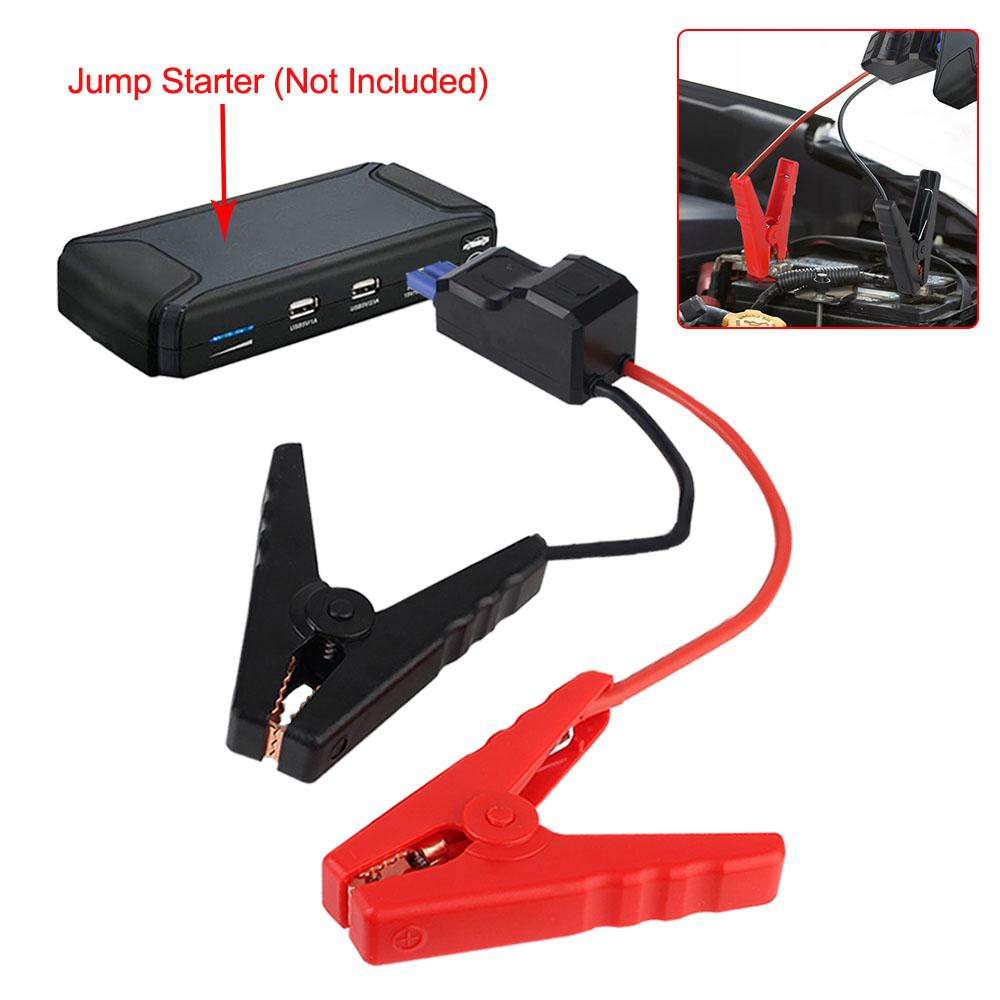 Portable Universal Battery Booster Car Ignition Clip For Car Trucks Van RV Adaptor Clamp Emergency Battery Jump Cable Clamps