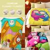 Game F-Fall G-Guys Throw Flannel Throw Blanket, Lightweight Cozy, Durable Washable cute Cool