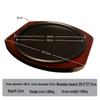 Exquisite Cast Iron Baking Pan with Wooden Board - Thickened Steak and Teppanyaki Plate for Western Dining.