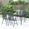 VidaXL Garden Table Anthracite 165x80x72 Cm Steel Mesh 362734