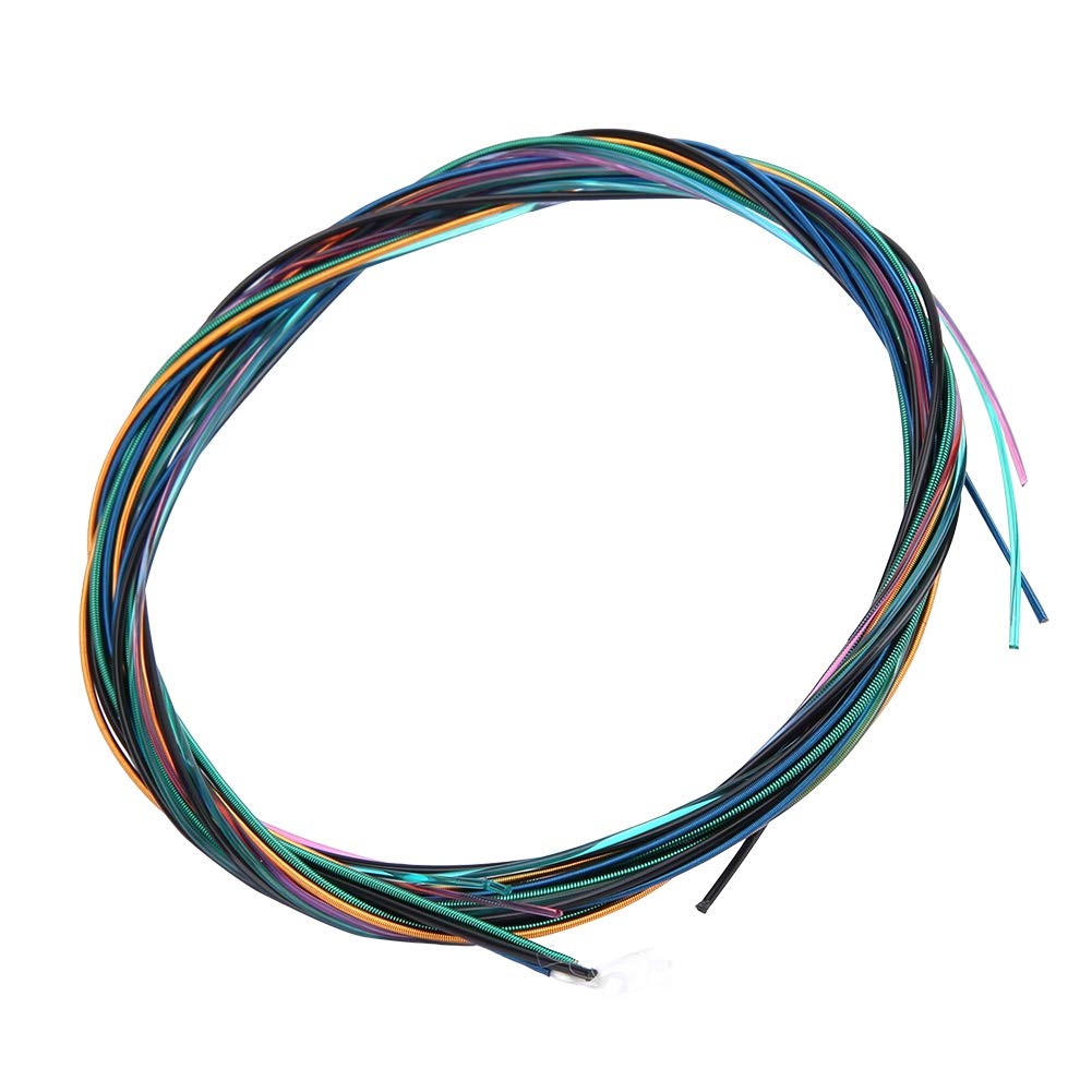 Colorful Nylon Guitar String Replacement High Improved Sound Guitar Guitar Supplies 6-String Set, Strings, Elasticity, Quality, Accessories,
