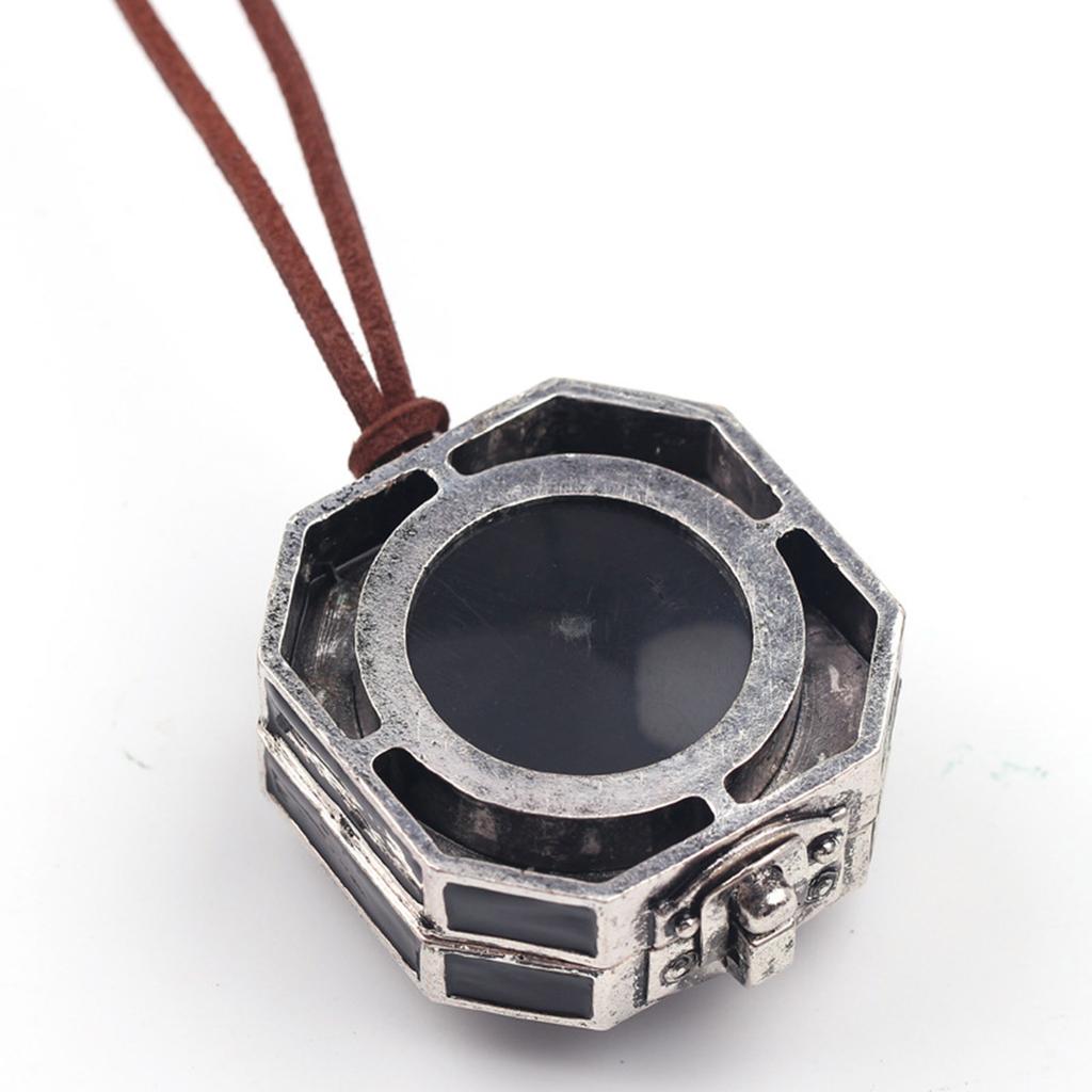 Compass Necklace/Keychain Waterproof Accessory for Outdoor Enthusiasts and Nature Lovers Practical Camping Accessories