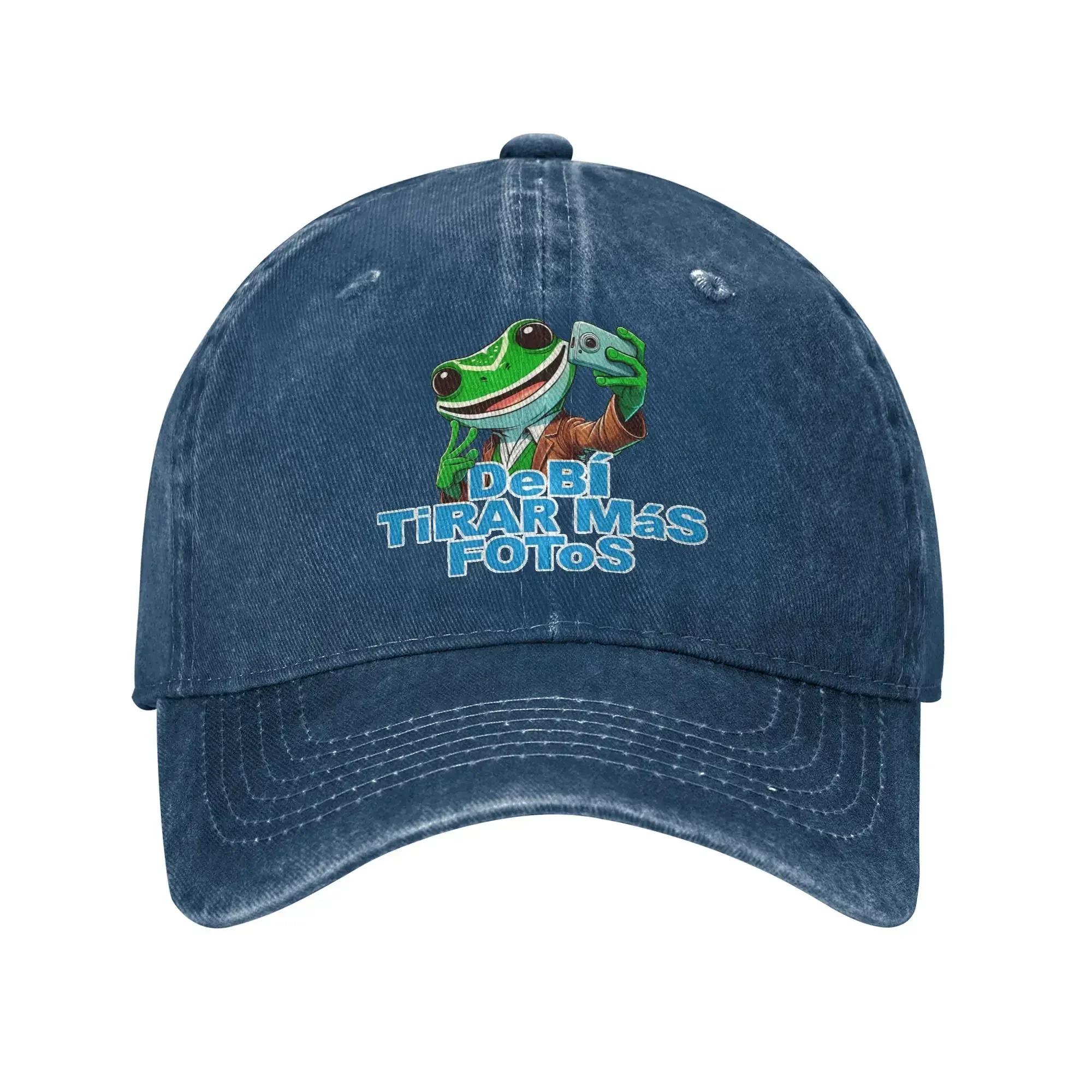

Debi Tirar Mas Fotos Sun Baseball Cap Sapo Selfie Meme Vintage Couple Women Washed Hip Hop Hats Wholesale Print Baseball Caps One Size