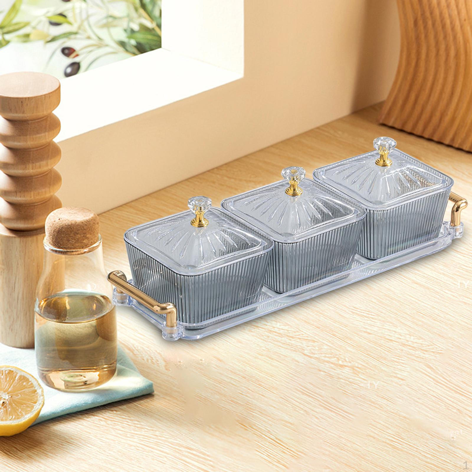 

Тарелка с сухофруктами, многофункциональный поднос для закусок, поднос для десертов, фруктовых вечеринок gray