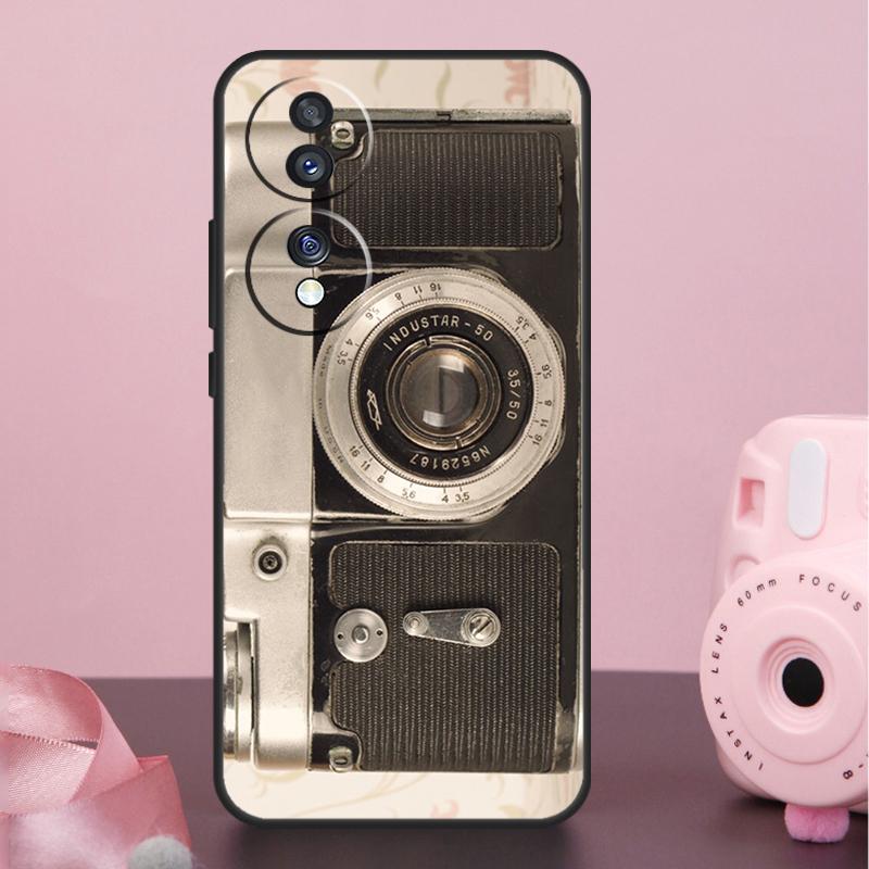 

Retro Camera Vintage Case For Honor 400 Pro 200 50 70 90 X9a X9b X9c X9d X8b X8c Win Magic 7 Lite 5 6 8 Pro Cover Honor 90