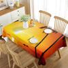 Coconut Tree Beach Sunset Print Tablecloth,Washable Table Cloth, Durable Tablecloth Square Rectangle for Dinner Party Decoration