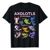 T-Shirt Axolotl Kawaii Axolotls der Welt Axolotl Tier