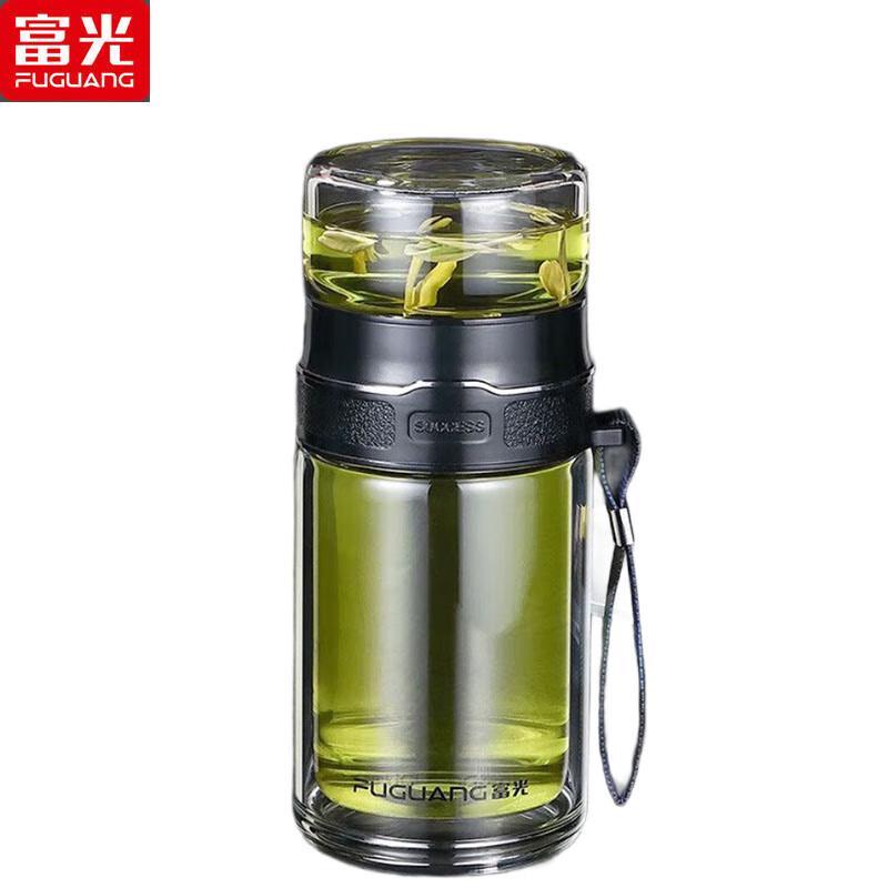 Fuguang G2020 Portable Tea Separation Double-Layer Glass Bottle