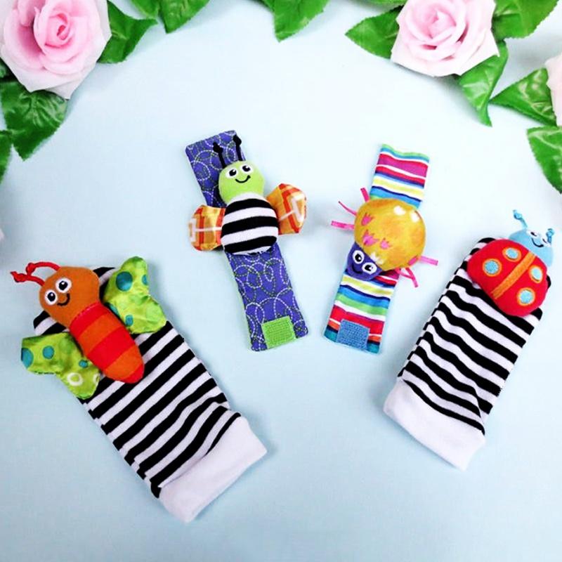 Lamaze Rattle Set Beautiful Baby Sensory Toy Cozy Socks And Soft Plush Wrist Rattles