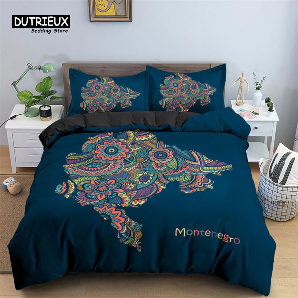Animal Theme Duvet Cover  3D Shooter Print Bedding Set King Full For Kids Adult Microfiber Horse Comforter Cover With Pillowcase
