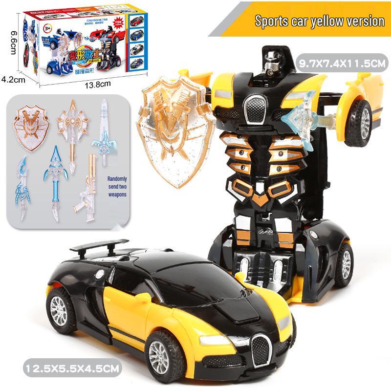 Children s Inertia Impact Deformation Racing Car Toy - Collision Gift for Boys