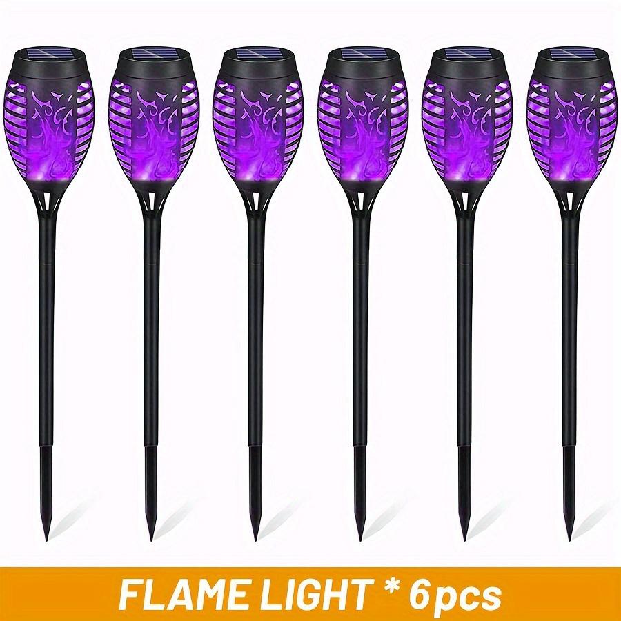 Halloween exclusive 12LED Solar Flame Torch Light Flickering Lamp Waterproof Garden Decoration Outdoor Lawn Path Yard Floor Lamp