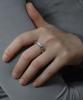 Vivus Panal White Gold Silver Ring
