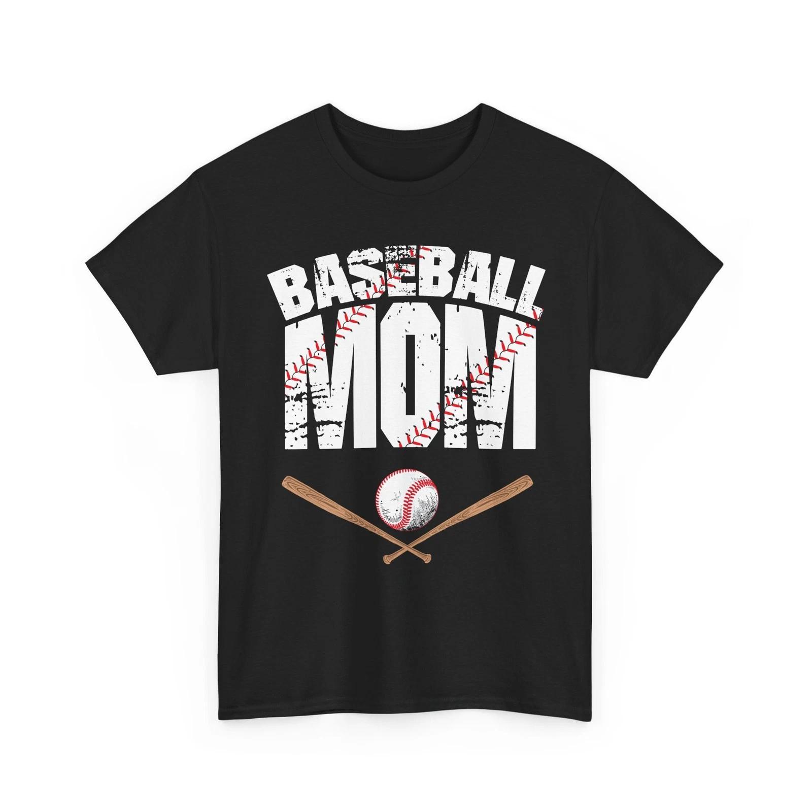 Baseball Mom Shirt, Baseball Sports Lovers Baseball Player Women Mom Shirt 3XL