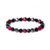 Facted Obsidian Hematite Tiger Eye Bracelets for Magnetic Health Protection Soul Jewelry Nature Stone Beads Bracelet Men Pulsera