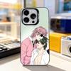 Ayato Yuri-i Yarichin Club Phone Case For iPhone 17,16,15,14,13,12,11,Pro,XS,Max,Plus,Mini,SE4,E Black Matte Shockproof Cover