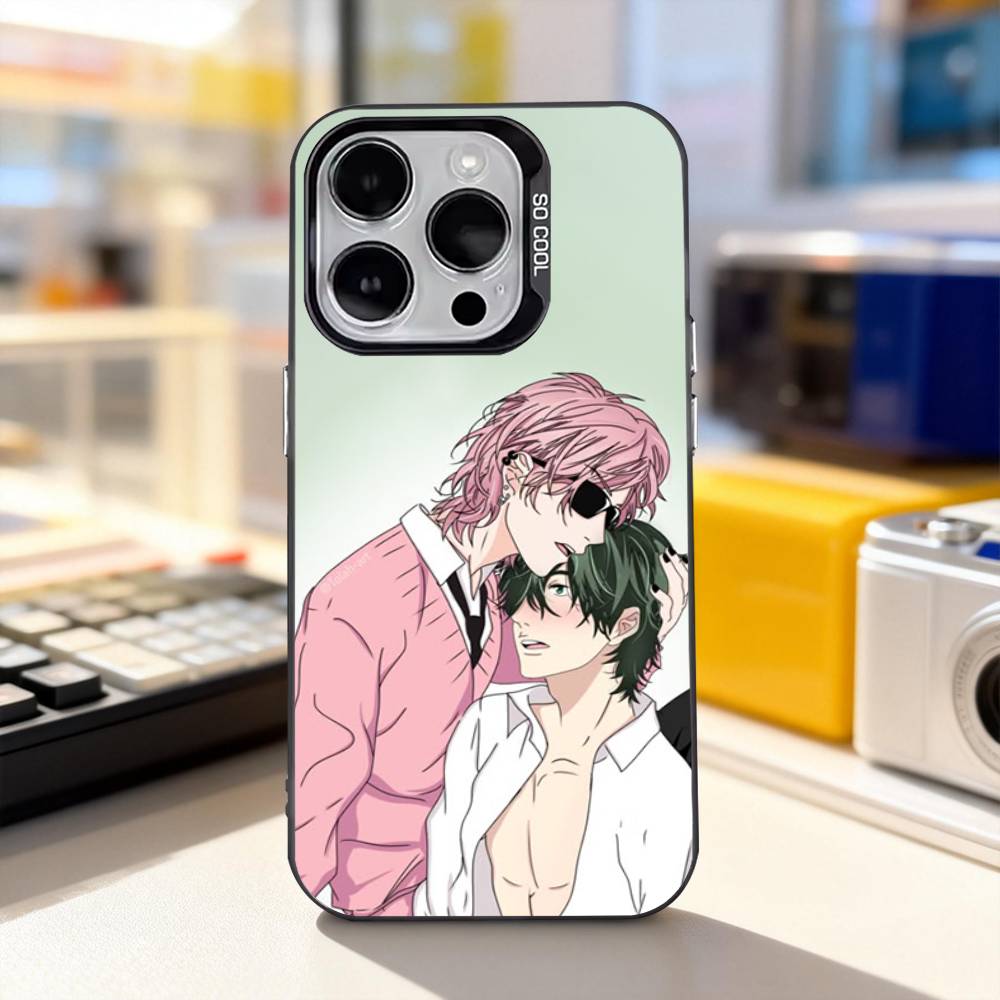 Ayato Yuri-i Yarichin Club Phone Case For iPhone 17,16,15,14,13,12,11,Pro,XS,Max,Plus,Mini,SE4,E Black Matte Shockproof Cover