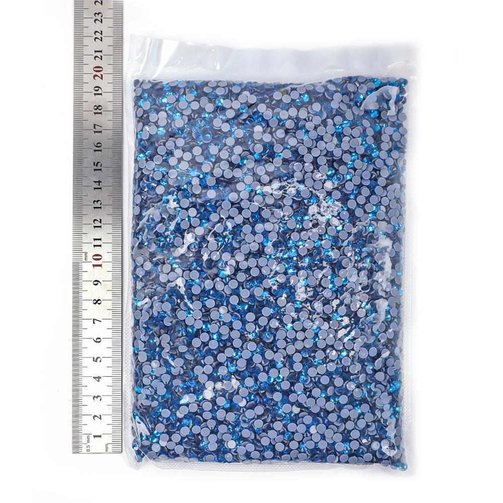 Weichen Imitation Austrian Hot Diamond Big Bag, Grid Glue Glass Rhinestone Hot Melt Glue Bottom Drill Clothing Accessories