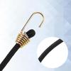 10 PCS with Steel Hooks Elastic Rope 10-Inch Rubber Strap Outdoor Bungee Cords  Bikes