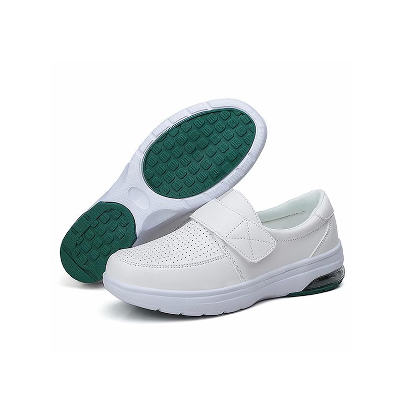 Nurses' Shoes Round Toe Comfortable One-Foot Casual And Versatile Lightweight Shaking Shoe White Sports Light Mouth Single Shoes