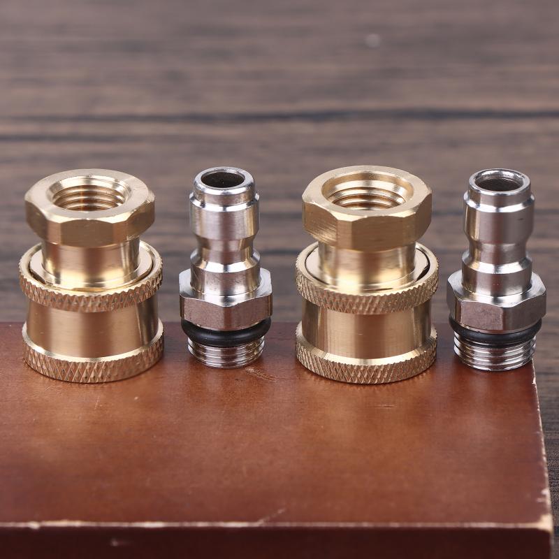 Sewer Jetter Nozzle Mini With 1/4'' Quick Connect Drain Cleaning Nozzle Tips Kit For Drain Jetting Hose