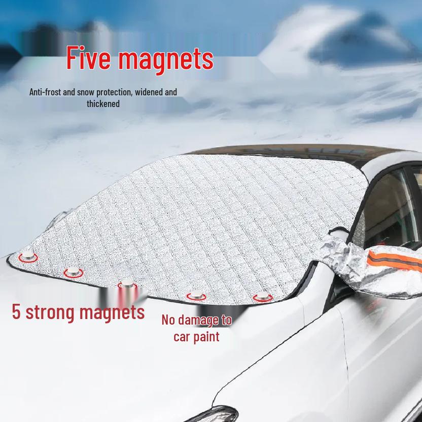 Thickened Winter Car Windshield Snow Cover & Frost Protection Shade