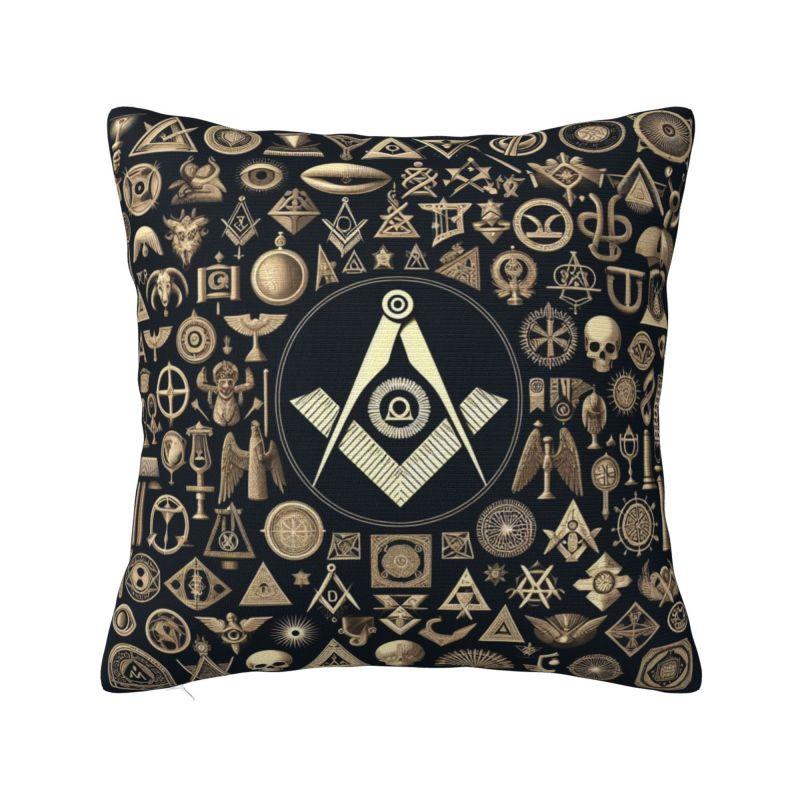 

Скандинавский масонский масонский чехол на подушку 40x40 см мягкий полиэстер наволочка для дивана кресла домашнего декора 30x30cm 12x12in