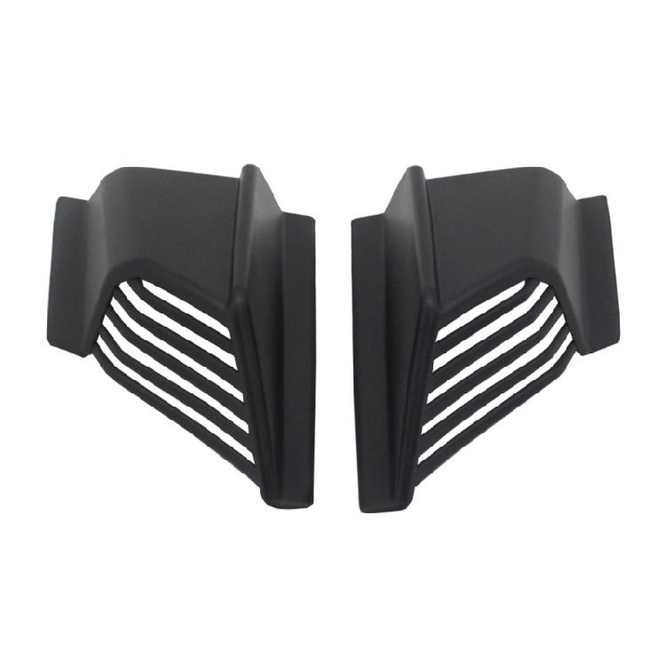 Motorcycle Front Fairing Aerodynamic Winglets Side Spoilers Decorative Sticker чёрный