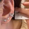 Exquisite and Small Butterfly Stud Earrings Six-piece Set, Simple Design Sense, High-end Sweet Earrings