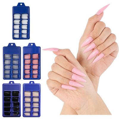 Candy Color False Nails, High-Quality & Vibrant, Natural Perfect For Parties, Use, Look, Sticke S4I2