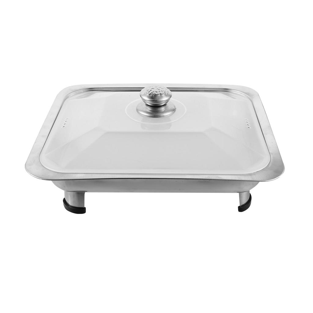 Fish Deep Baking Tray with Cover Grilled Plate Dining Furnace Buffet Foods Holder Restaurant