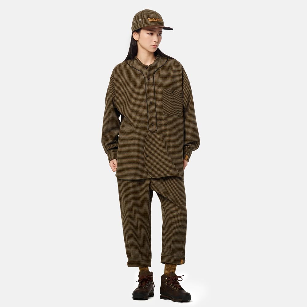 Timberland TOKYO DESIGN COLLECTIVE Baseball Shirt, Unisex, Adult, TB0A6FXYU311, Duffel Bag, XS