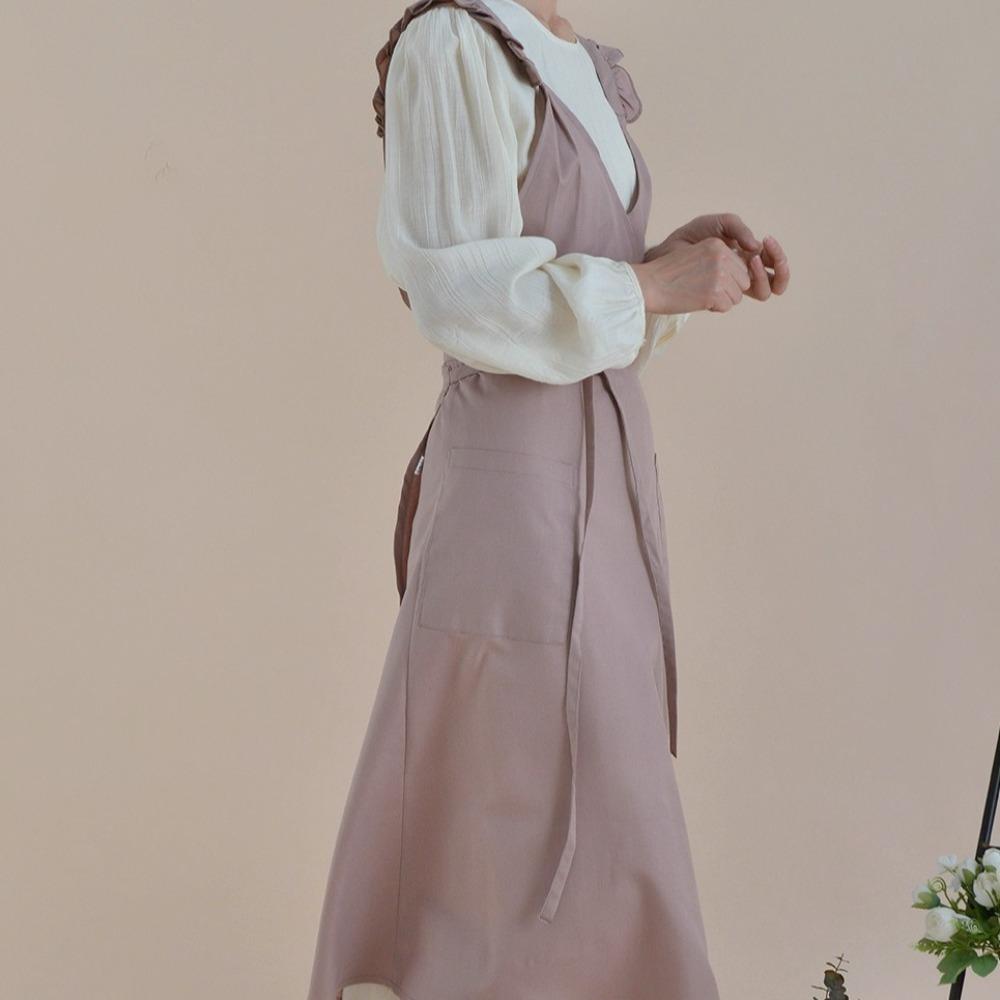 Stylish Florist Apron Cotton Cooking Apron Convenient Gardening Apron  Barista