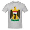 Iraq Flag On Iraqi Emblem In Golden Awesome T Shirts Graphic Y2k Unique Quality T Shirts For Unisex Wounisex Tops