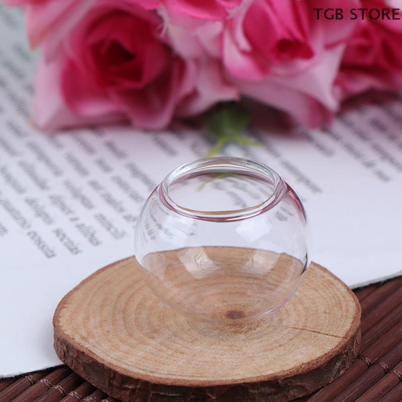 1Pcsx Mini Fish Tank Mini Glass Bowl Miniature Doll House Accessories