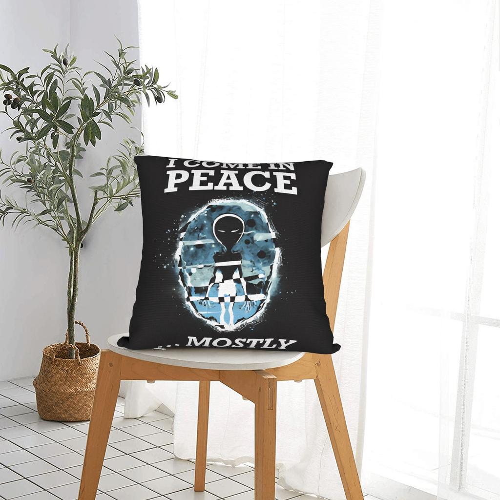Ufo We Come In Space Alien Pillow Case Soft Pillow Cover Kawaii Pillowcases For Wedding Party Home Decor