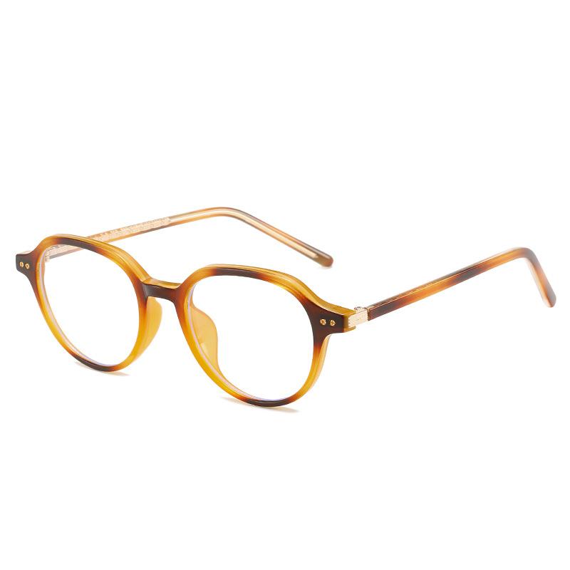 Clearance TR rice nail flat glasses glasses frame men and women anti-blue light literary retro plain face