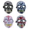 Luminous Sticky Thread Halloween Ghost Skull Mask with Blood