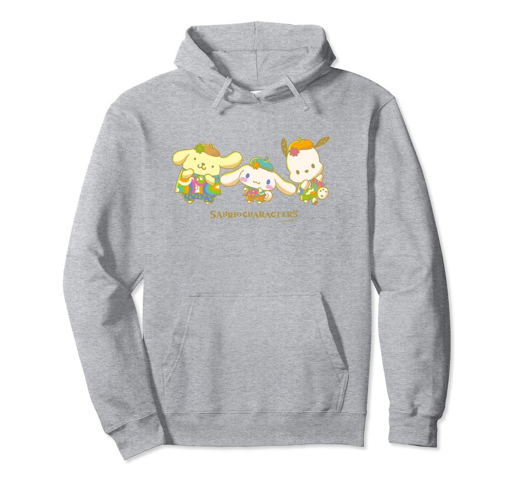 Pompompurin, Pochacco, Cinnamoroll Pose Hoodie