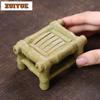 Yixing Zisha Kleiner Bambushocker Teetier Zen Aquarium Landschaftsgestaltung Teefigur Spielzeug Teestatue Ornamente Handwerkskunst Handwerk