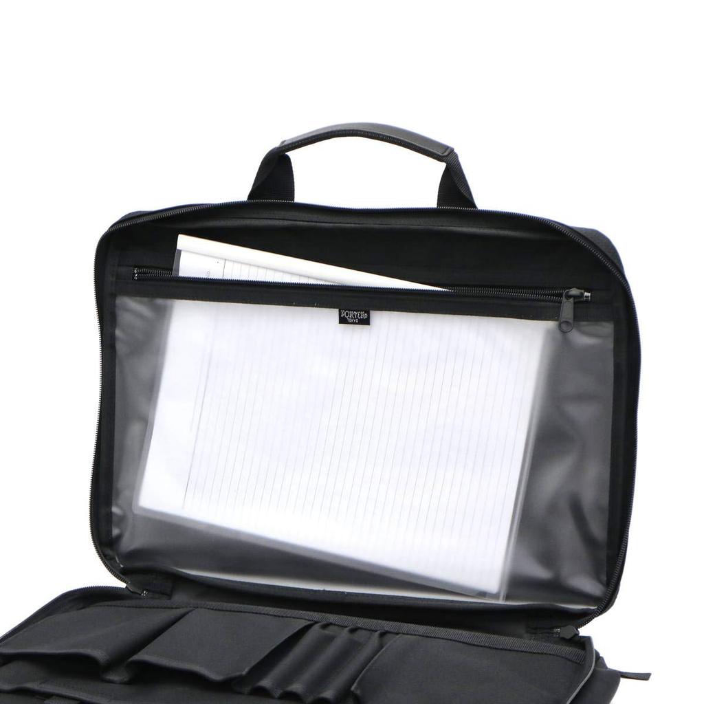 Porter PORTER CLIP 2-veis Dokumentmappe Businessveske (A4 B4 Kompatibel) 550-08959 (Svart)