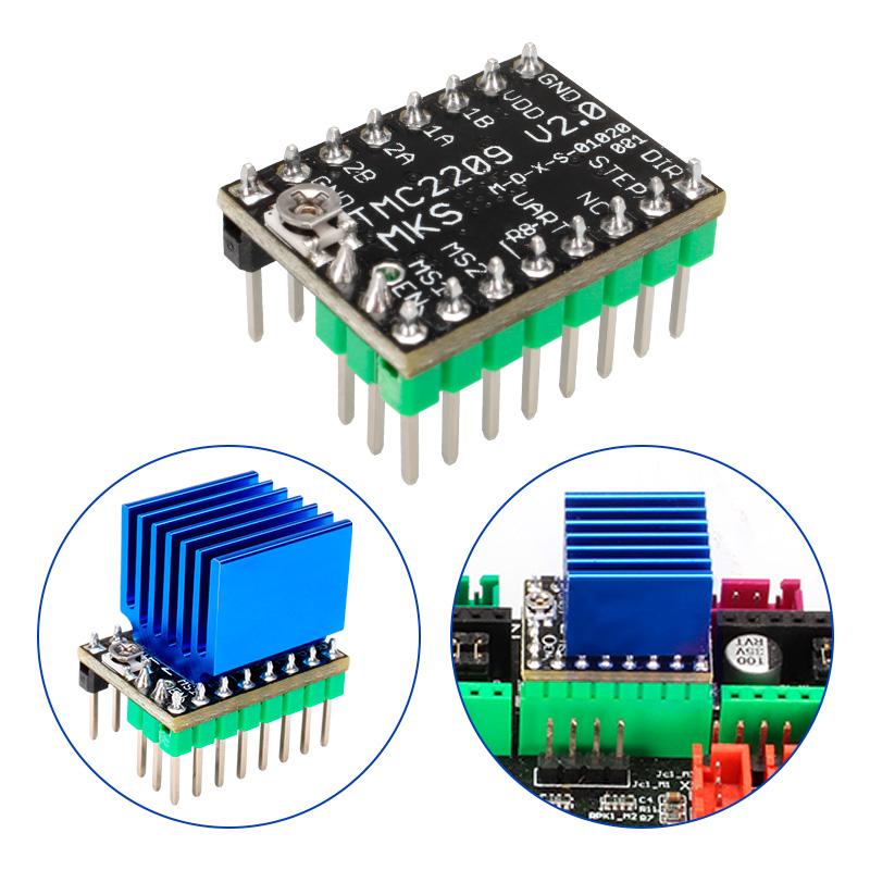 TMC2209 Silent Stepper Driver, TMC2208 Replacement for A4988, TMC2225 TMC2226 Driver Modules for 3D Printer