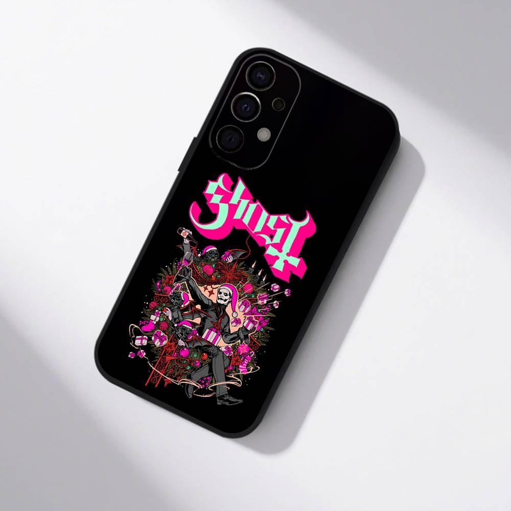 Ghost Heavy Metal Band Phone Case For Samsung S25,S24,S21,S22,S23,S30,Ultra,S20,Plus,Fe,Lite,5G Black Cover