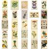 10/50PCS Retro farfalla pianta fiore adesivi decalcomanie vintage decorazione telefono fai da te notebook valigia laptop adesivo graffiti