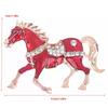 Classic Rhinestone Horse Brooches For Women Versatile Animal Lapel Pins Clothing Corsage Jewelry Accessories New Year Gifts