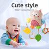 Baby Plush Baby Car Seat Toys With Hanging Animal Designs For Infants And Toddlers